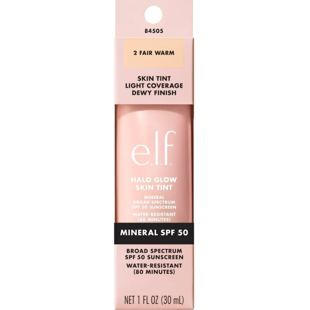 ELF Foundation>e.l.f. Halo Glow SPF50 2 Fair Warm Skin Tint