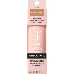 ELF Foundation>e.l.f. Halo Glow SPF50 10 Tan Neutral Skin Tint