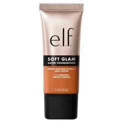 ELF Foundation>e.l.f. Soft Glam 51 Deep Cool Satin Foundation