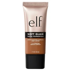ELF Foundation>e.l.f. Soft Glam 53 Deep Neutral Satin Foundation