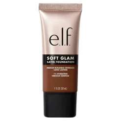 ELF Foundation>e.l.f. Soft Glam 62 Rich Warm Satin Foundation