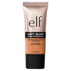 ELF Foundation>e.l.f. Soft Glam 41 Tan Neutral Satin Foundation