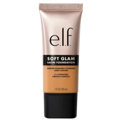 ELF Foundation>e.l.f. Soft Glam 40 Tan Warm Satin Foundation
