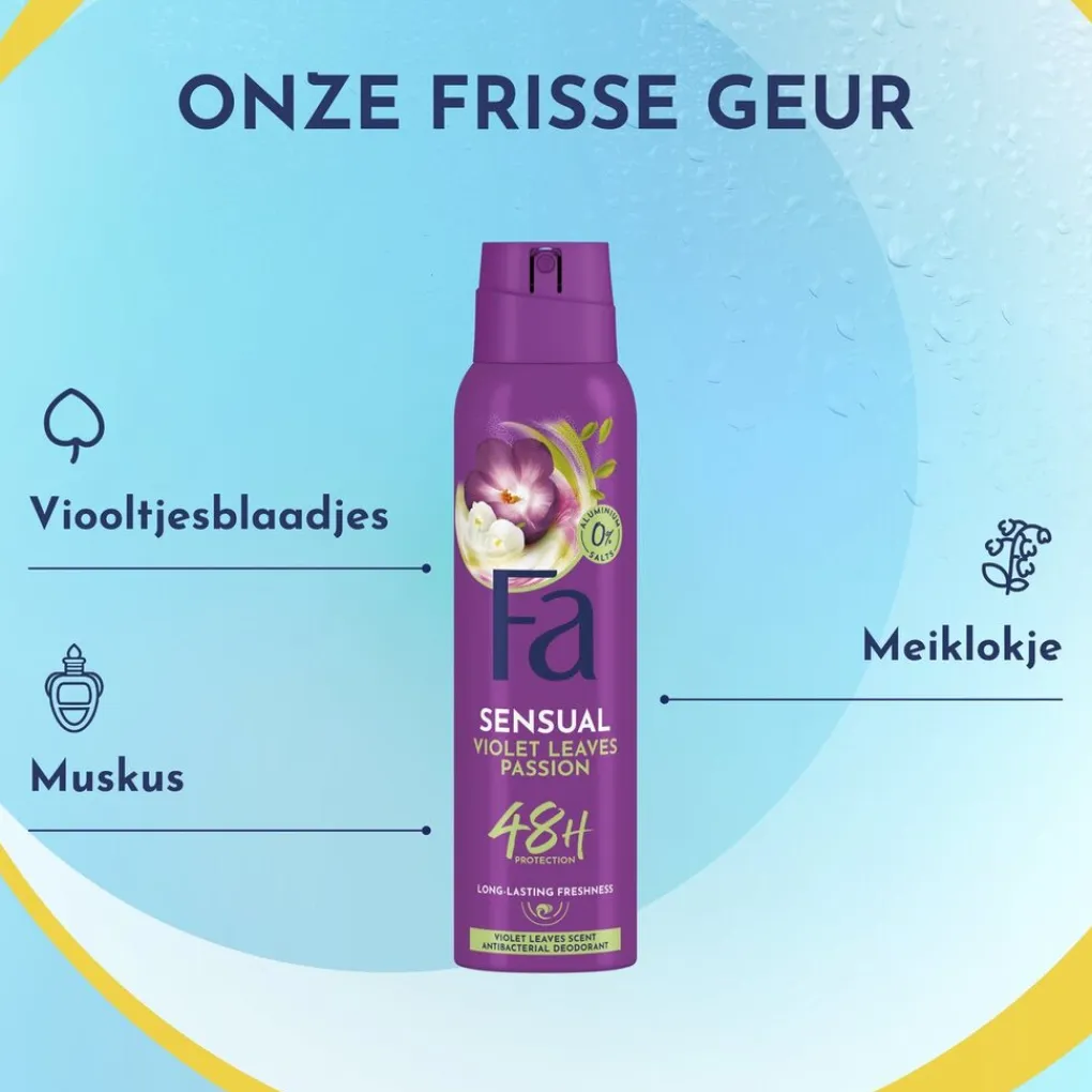 Fa Deospray>Violet Leaves Passion Deodorant Spray
