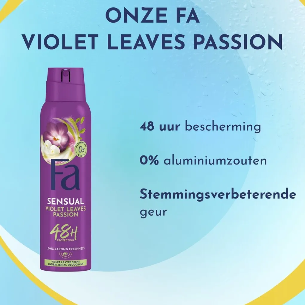Fa Deospray>Violet Leaves Passion Deodorant Spray