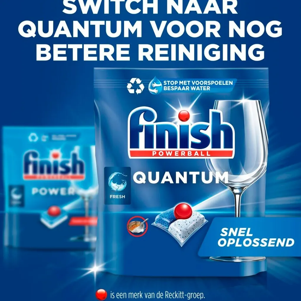 Finish Vaatwastabletten>Powerball Quantum Vaatwascapsules
