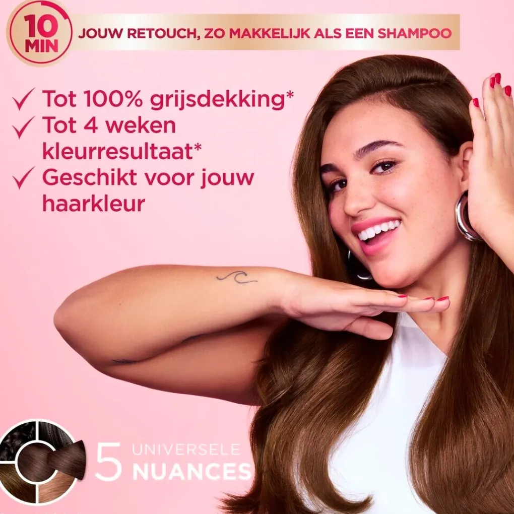 GARNIER COLOR SENSATION Haarverf>Color Retouch 5.0 Lichtbruin Haarkleuring