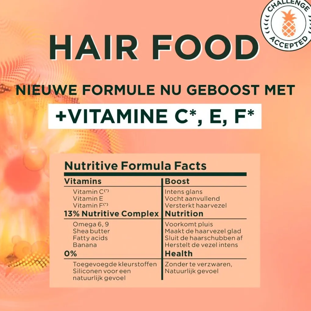 Fructis Haarmasker>Garnier Pineapple Hair Food 3-In-1 Haarmasker