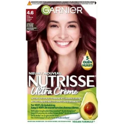 Nutrisse Haarverf>Garnier Ultra Crème 4.6 Diep Rood Middenbruin Permanente Haarkleuring