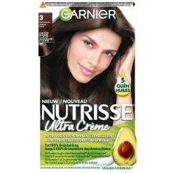 Nutrisse Haarverf>Garnier Ultra Crème 3 Donkerbruin Permanente Haarkleuring