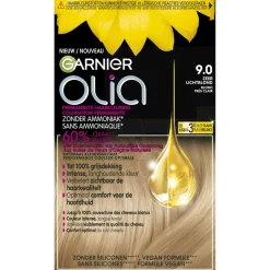 Olia Haarverf>Garnier 9.0 Zeer Lichtblond Permanente Haarkleuring