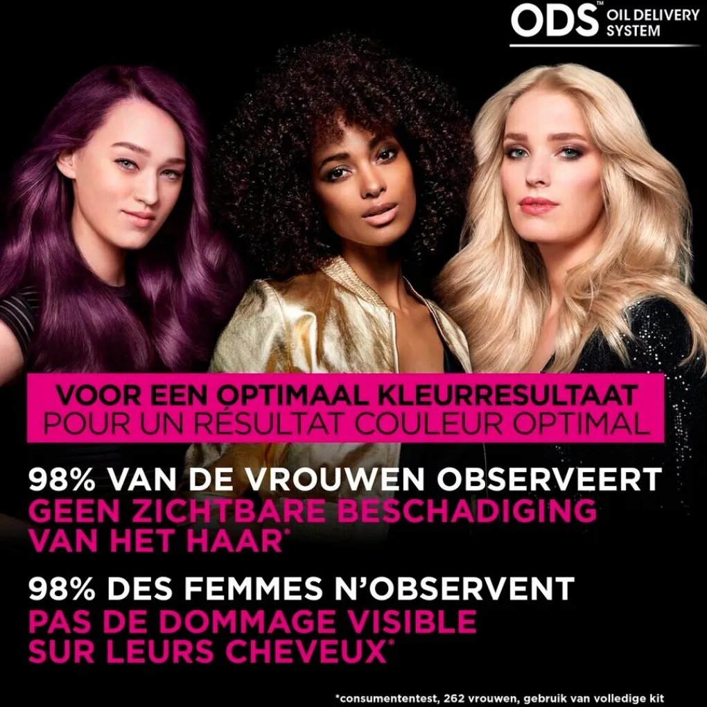 Olia Haarverf>Garnier 1.0 Zwart Permanente Haarkleuring