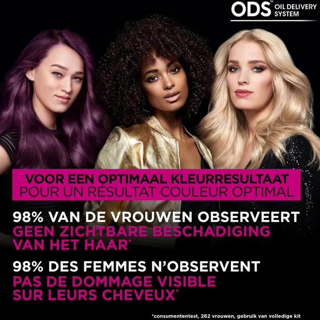 Olia Haarverf>Garnier 1.0 Zwart Permanente Haarkleuring