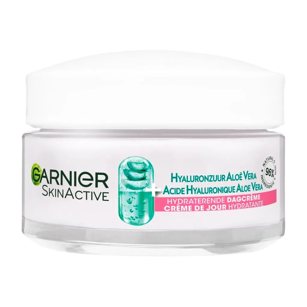 Garnier Skin Naturals Dagcreme>Garnier SkinActive Hyaluronzuur en Aloë Vera Hydraterende Dagcrème