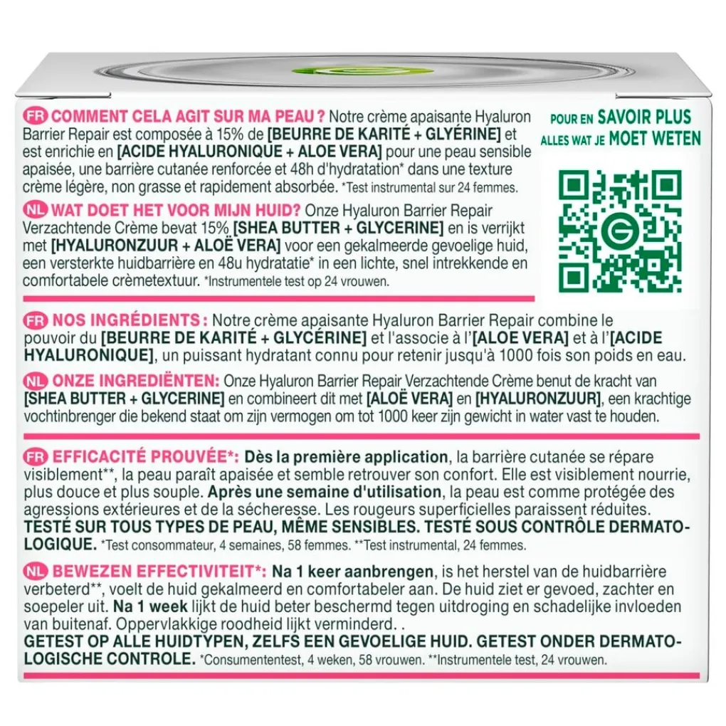 Garnier Skin Naturals Dagcreme>Garnier SkinActive Hyaluronzuur en Aloë Vera Hydraterende Dagcrème