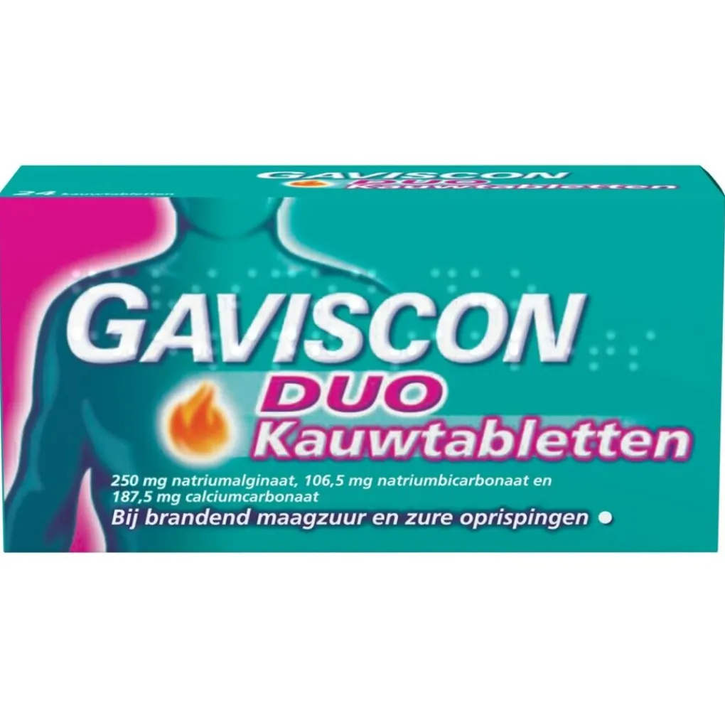 Gaviscon Maag- En Of Darm>Duo Kauwtabletten