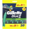 Heren Gillette Scheermesjes>Blue II Plus Slalom Wegwerpmesjes