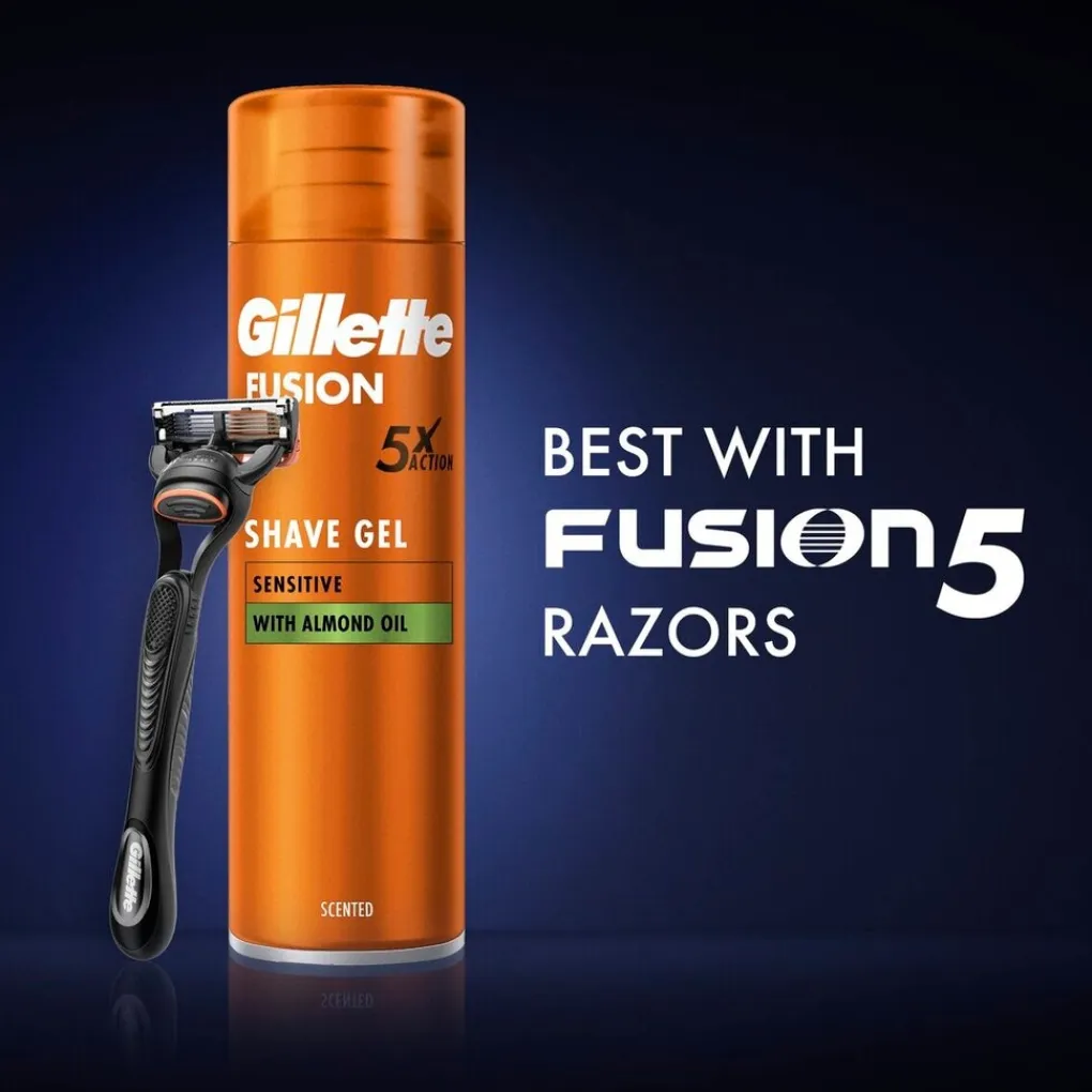Heren Gillette Scheerschuim En Scheergel>Fusion Hydra Scheergel voor de Gevoelige Huid