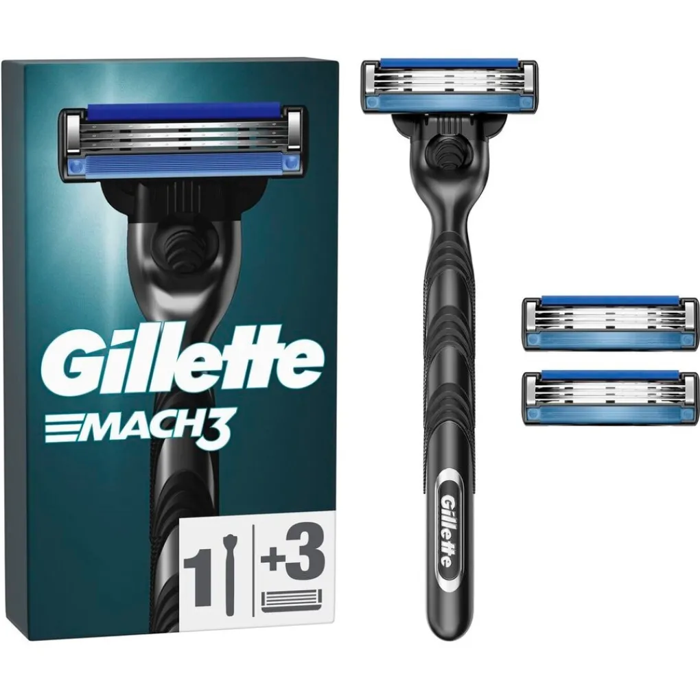 Heren Gillette Scheerapparaten>Mach3 Base Scheersysteem