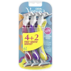 Heren Gillette Venus Scheermesjes>Gillette Simply Venus3 Plus Wegwerpscheermesjes