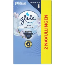 Glade by Brise Luchtverfrissers>Touch & Fresh Pure Clean Linen Duo Luchtverfrisser Navullingen
