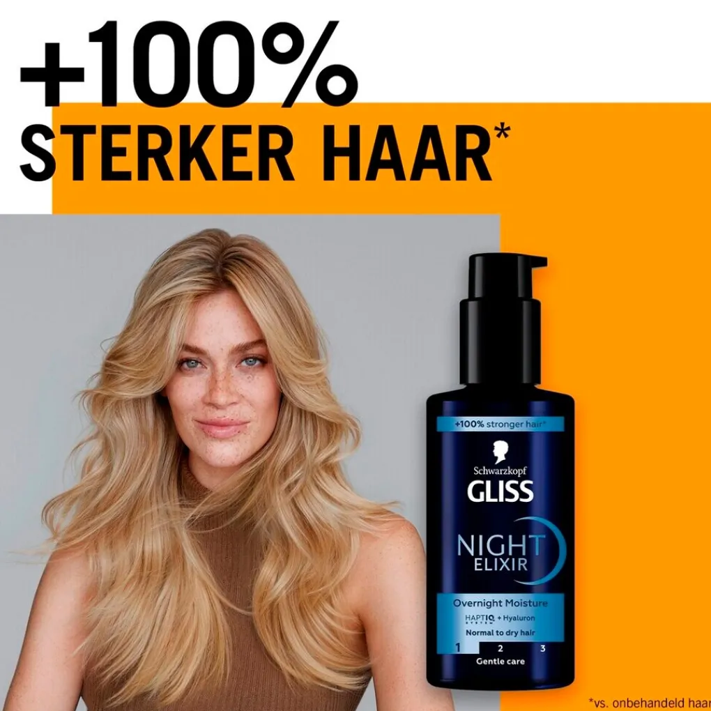 Gliss Haartreatment>Overnight Moisture Night Elixir