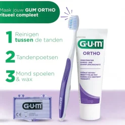 Gum Beugelverzorging|Tandenborstels>Ortho Tandenborstel
