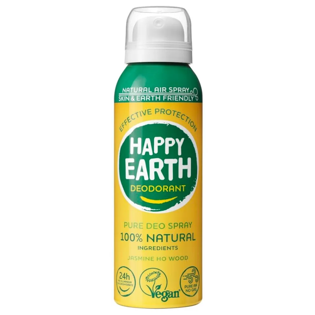 Happy Earth Deospray>100% Natural Air Jasmine Ho Wood Deospray