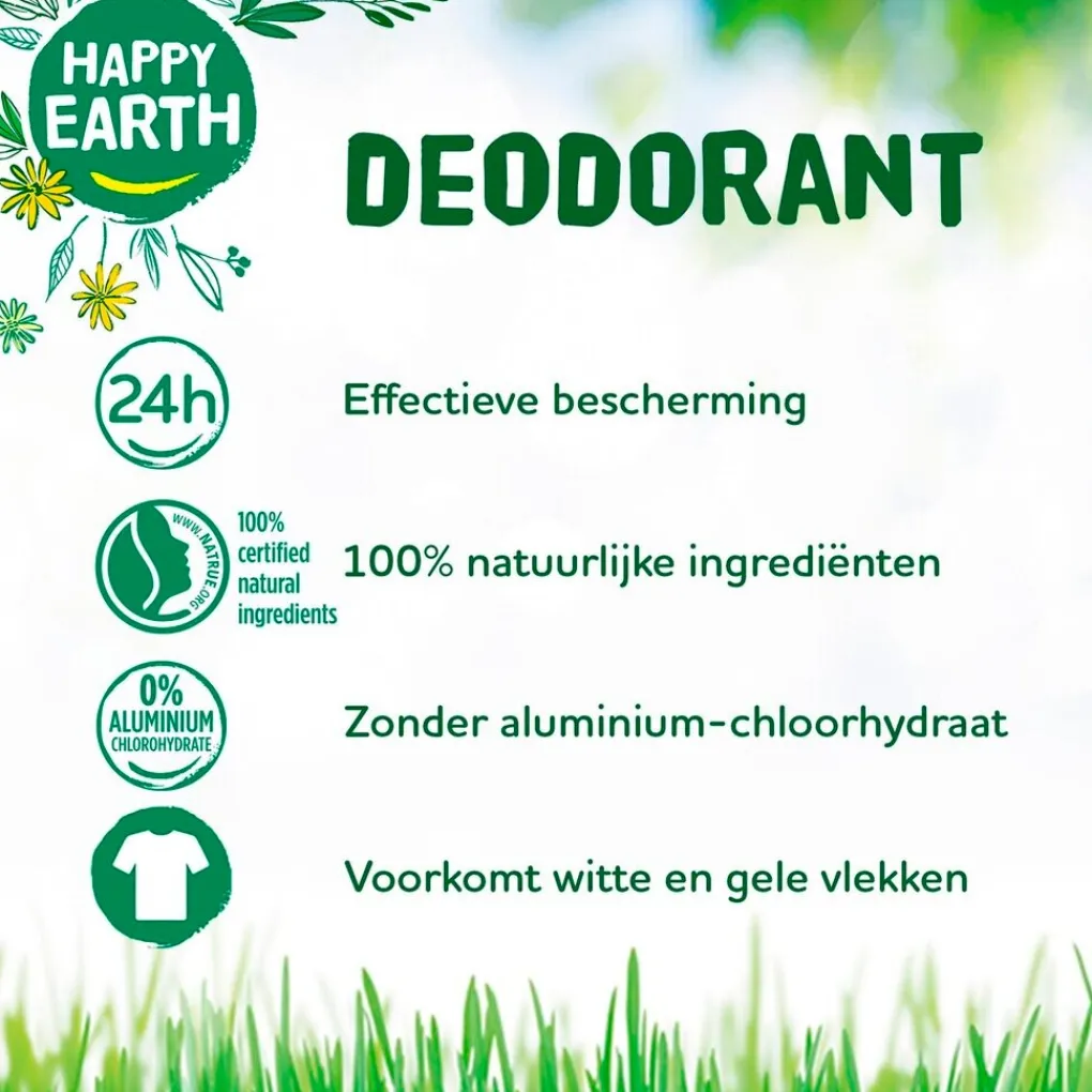 Happy Earth Deospray>100% Natural Air Jasmine Ho Wood Deospray