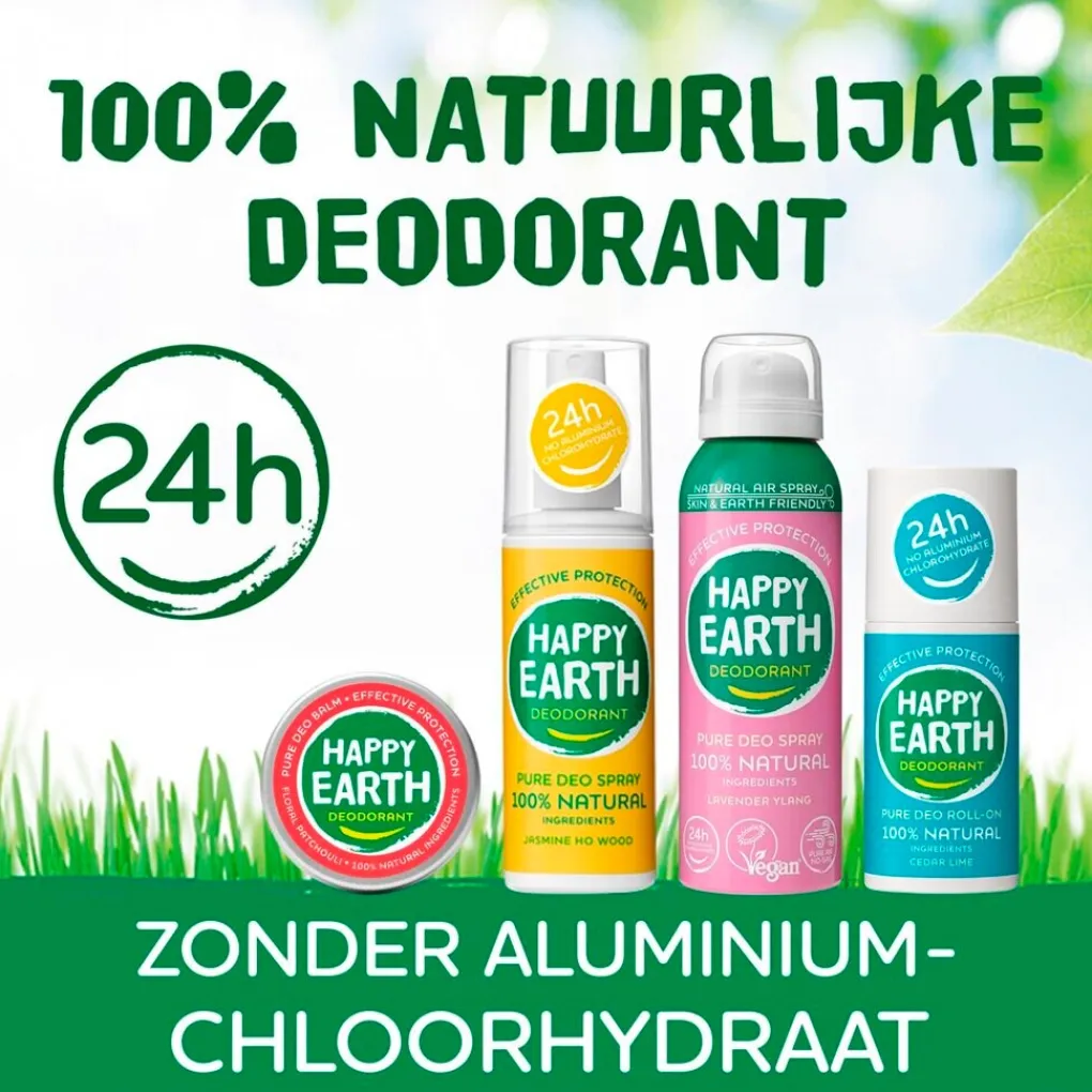 Happy Earth Deoroller>100% Natural Lavender Ylang Deodorant Roller