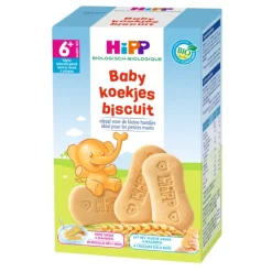 Hipp Babytussendoortjes>Bio Biscuit Babykoekjes