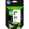 HP Printers>302 Originele Zwarte/Drie-Kleuren Inktcartridges