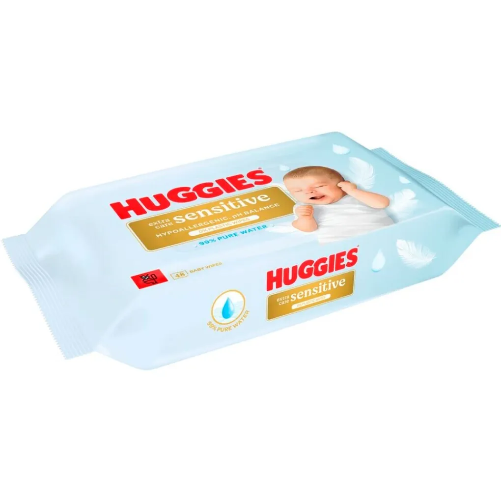 Huggies Billendoekjes>Extra Care Sensitive Babydoekjes