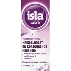 isla Luchtwegen>Cassis Pastilles
