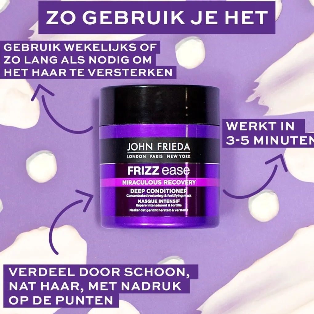 John Frieda Haarmasker|Conditioner>Frizz Ease Miraculous Recovery Deep Conditioner