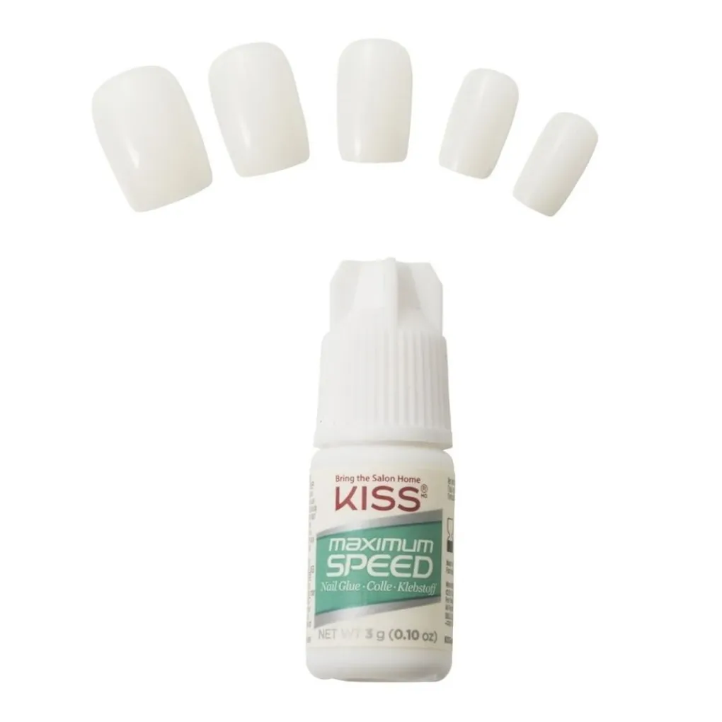 Kiss Nagelverzorging>Full Cover Short Square Kunstnagels