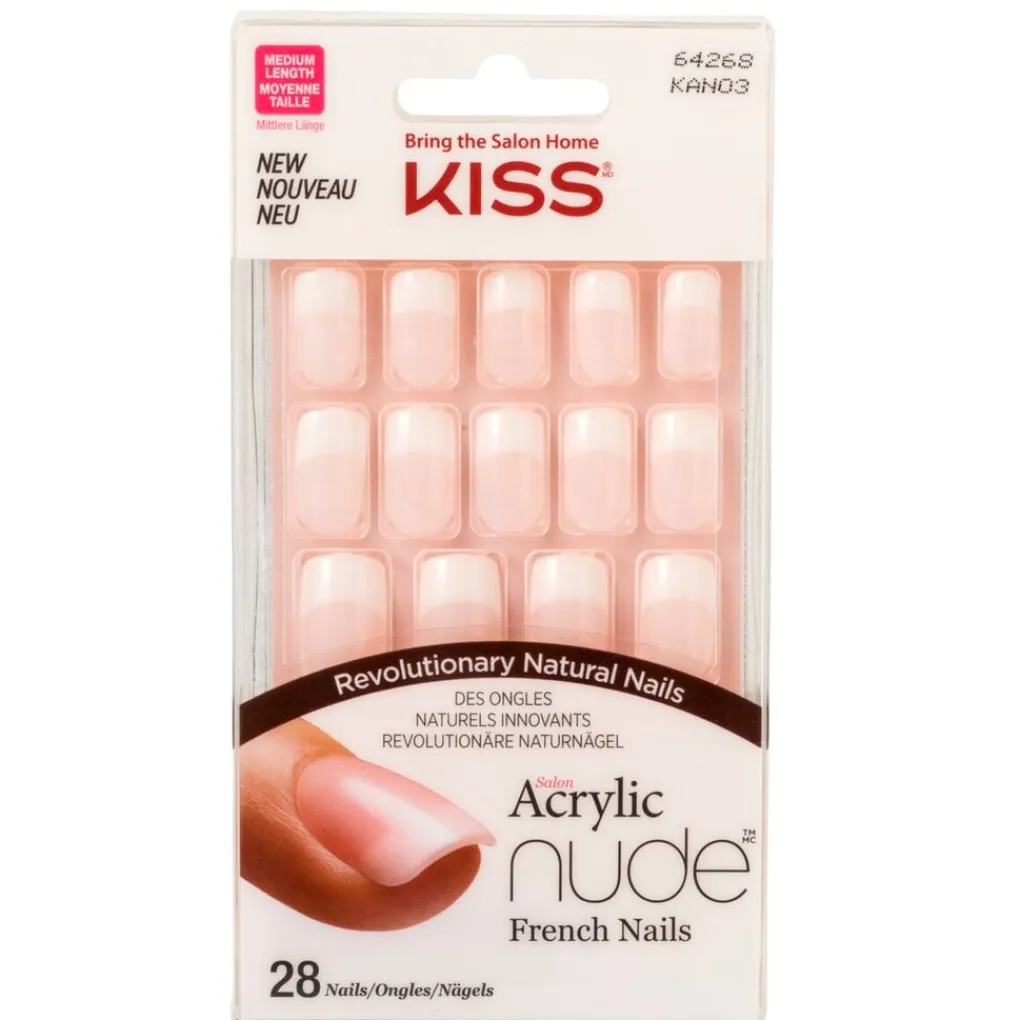 Kiss Nagelverzorging>Nude Recht Kunstnagels