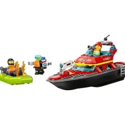 LEGO City Voertuigen|Lego>60373 Brandweer Reddingsboot