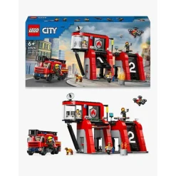 LEGO City Voertuigen|Lego>60414 Brandweerkazerne en Brandweerauto