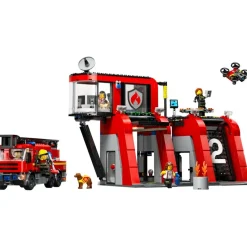 LEGO City Voertuigen|Lego>60414 Brandweerkazerne en Brandweerauto