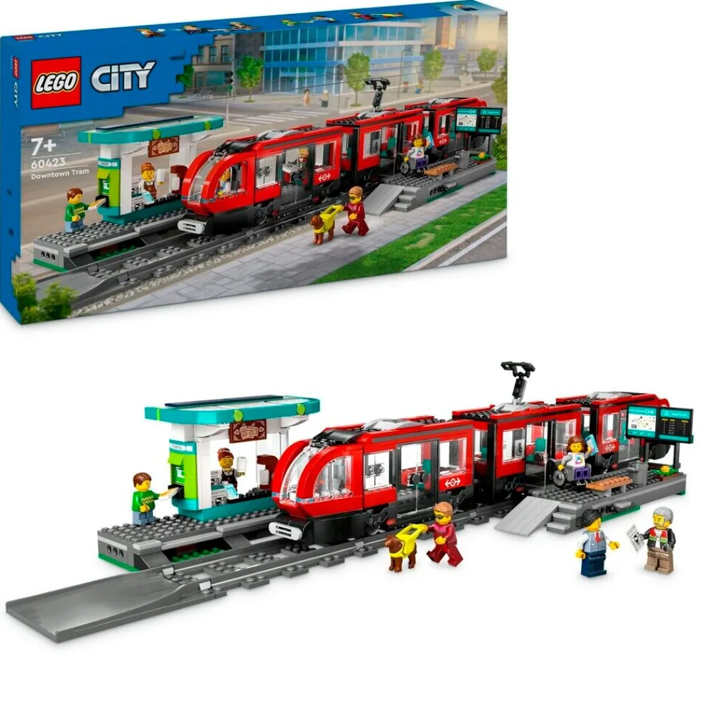 LEGO City Voertuigen|Lego>60423 Stadstram en Station