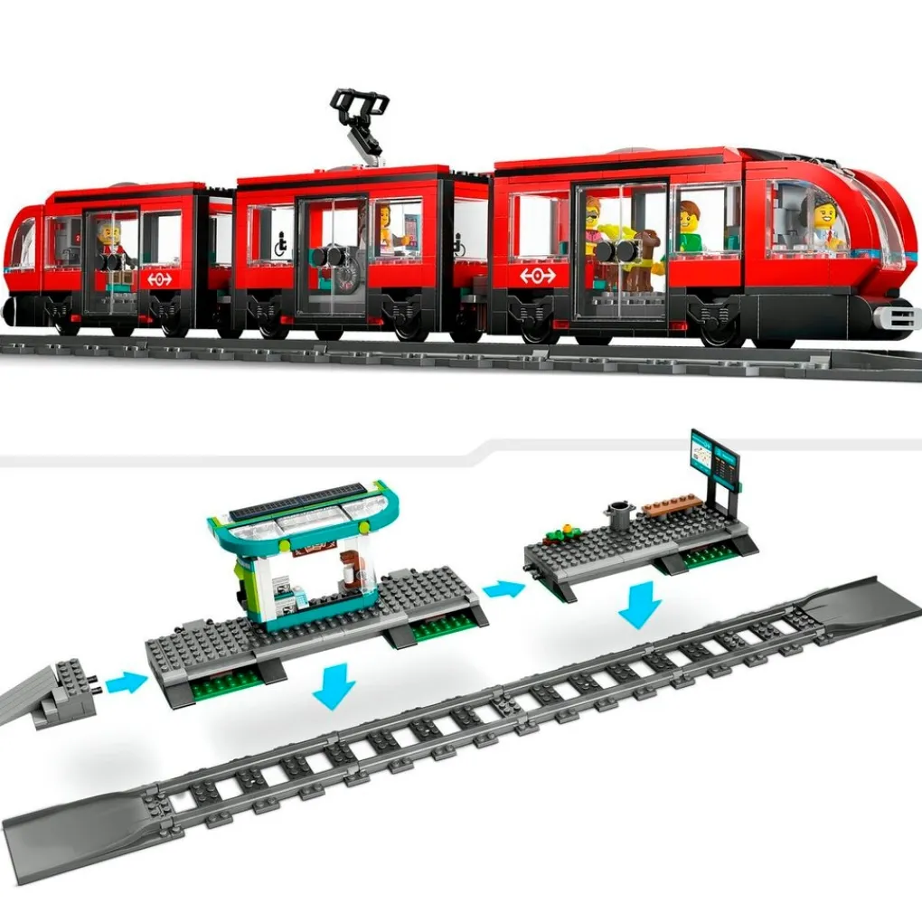 LEGO City Voertuigen|Lego>60423 Stadstram en Station