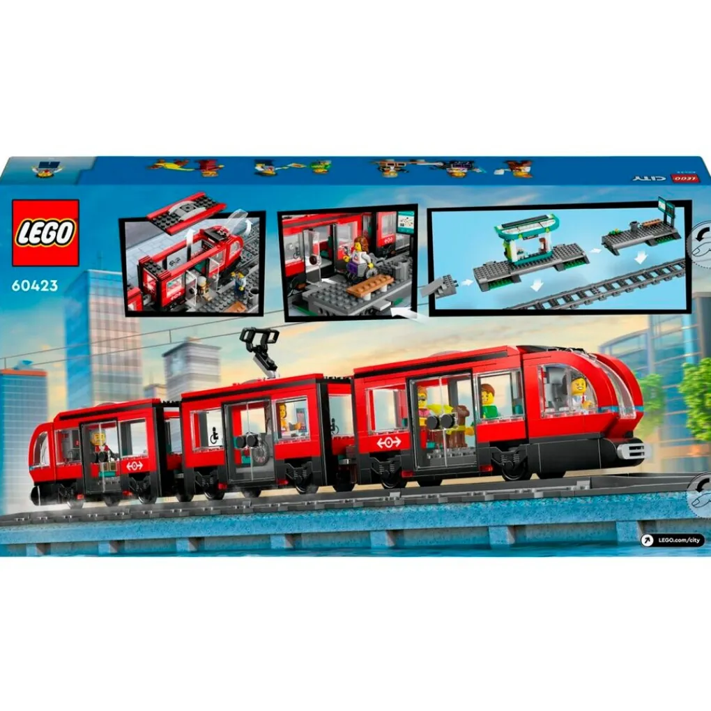 LEGO City Voertuigen|Lego>60423 Stadstram en Station
