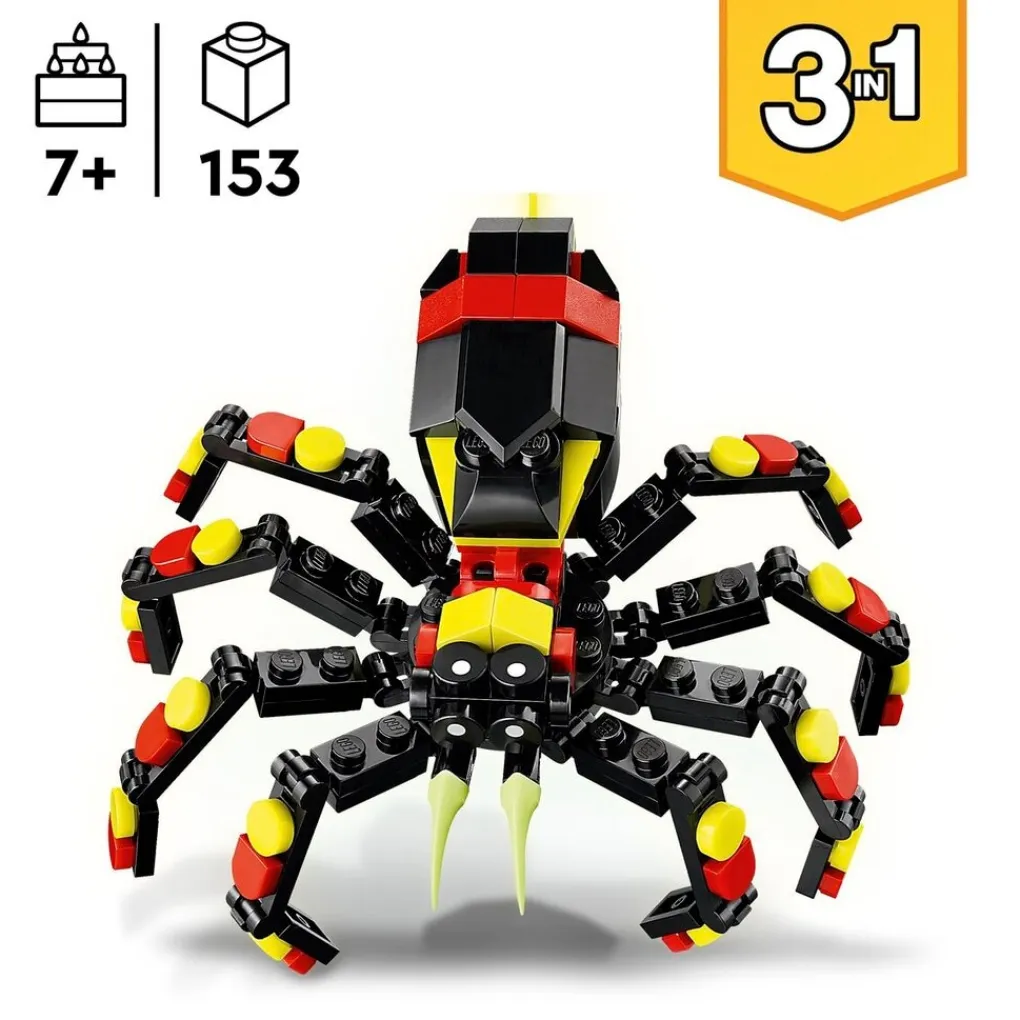 LEGO Creator Lego>31159 3-In-1 Wilde Dieren: Spannende Spin