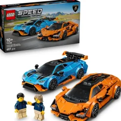 LEGO Speed Champs. Voertuigen|Lego>LEGO Speed Champions 77238 Lamborghini Revuelto en Huracán STO