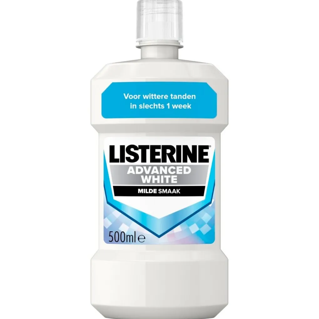 Listerine Mondwater En Mondspray>Advanced White Milde Smaak Mondwater