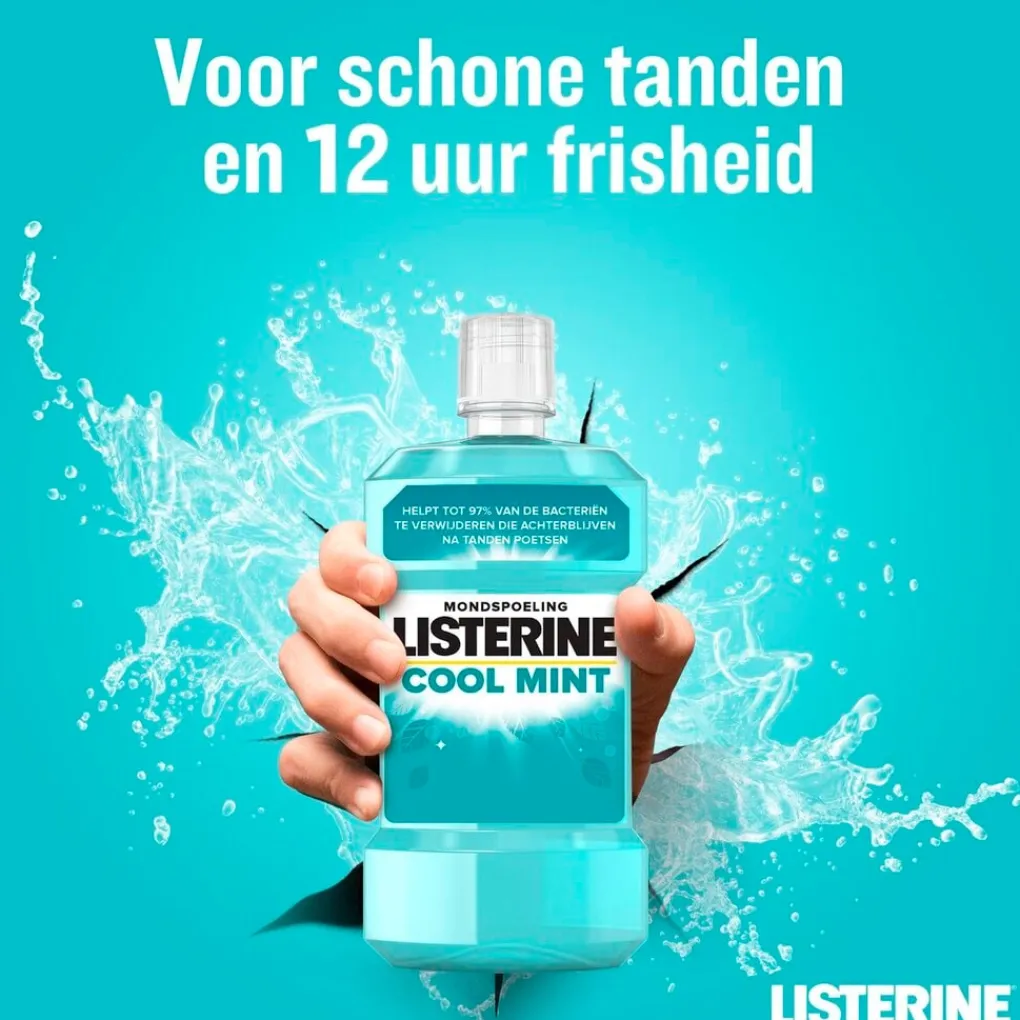 Listerine Mondwater En Mondspray>Cool Mint Mondspoeling
