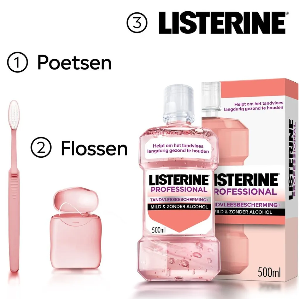 Listerine Mondwater En Mondspray>Professional Tandvleesbescherming+ Mondspoeling