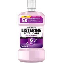Listerine Mondwater En Mondspray>Total Care Milde Smaak Mondwater