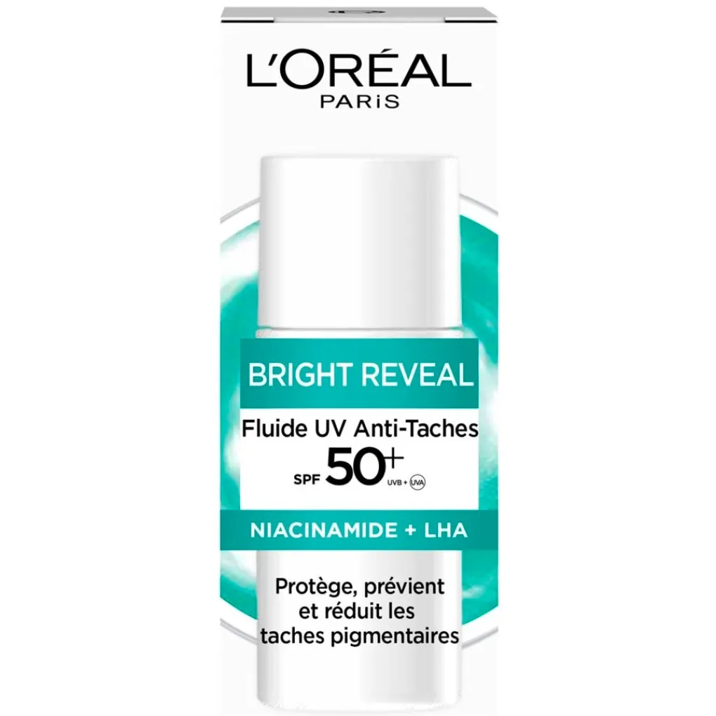 L'Oreal Paris Dagcreme>L'Oréal Paris Bright Reveal Dark Spot SPF50+ UV Fluid Moisturizer